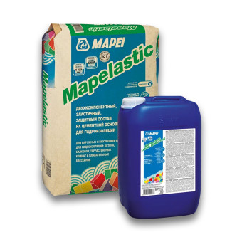 Гидроизоляция двухкомпонентная Mapei Mapelastic (A+Б) 32 кг