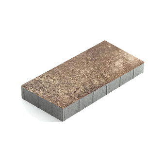 Тротуарная плитка Steingot Плита 600х300 мм Color Mix Мокко толщина 80 мм