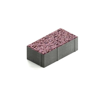 Тротуарная плитка Steingot Прямоугольник 200х100 мм Granit Premium Rosa Sardo толщина 60 мм