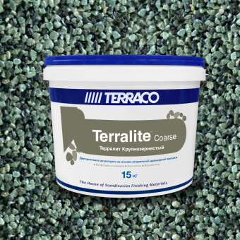 Декоративная штукатурка Terraco Terralite Coarse крупнозернистая 505-С 15 кг