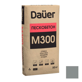 Сухая смесь Dauer  М-300 пескобетон 50 кг