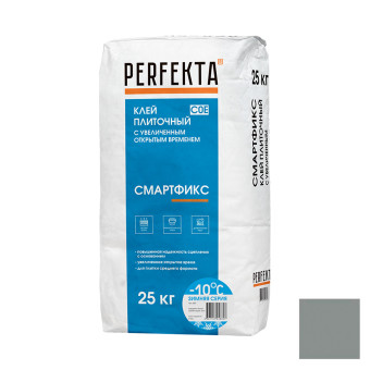 Клей Perfekta Смартфикс Зима для плитки серый 25 кг