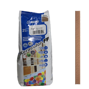 Затирка Mapei Keracolor FF №142 коричневая 2 кг