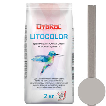 Затирка Litokol Litocolor L.11 серая 2 кг