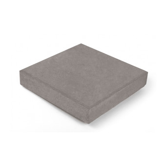 Тротуарная плитка Нобетек Квадрат 2К5Ф п/п серый цемент серая 300х300х50 мм