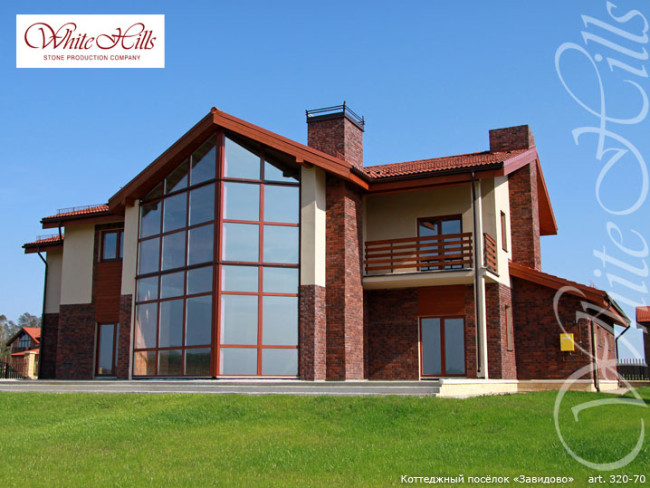 Искусственный камень под кирпич White Hills Кельн Брик цвет 320-70