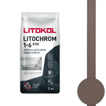 Затирка Litokol Litochrom 1-6 EVO LE.240 венге 2 кг