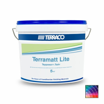 Краска TERRACO Terramatt Lite для стен и потолков 5 кг Краска TERRACO Terramatt Lite для стен и потолков 5 кг