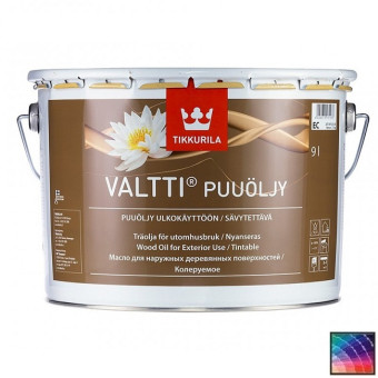 Масло Tikkurila Valtti Puuoljy для защиты дерева 9 л