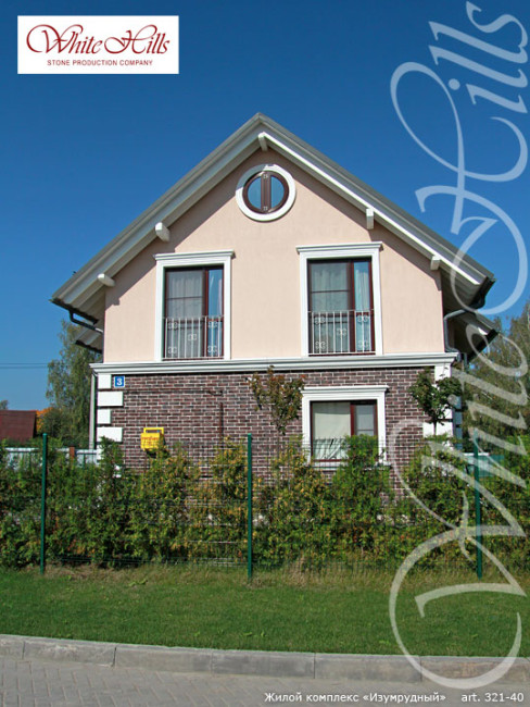 Искусственный камень под кирпич White Hills Кельн Брик цвет 321-40