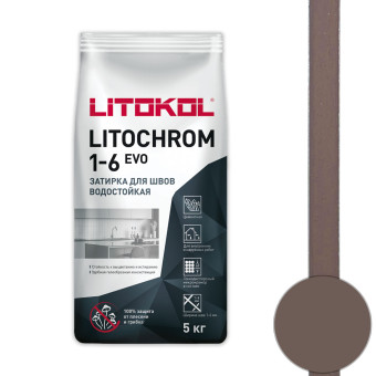 Затирка Litokol Litochrom 1-6 EVO LE.240 венге 5 кг