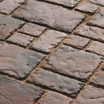 Плитка тротуарная White Hills Тиволи С901-44 коричневая мультиформат 40 мм