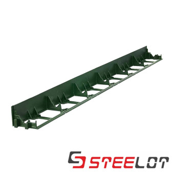 Пластиковый бордюр STEELOT 1000х80х58 мм зелёный