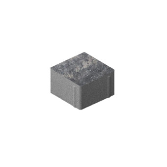 Тротуарная плитка Steingot Квадрат Color Mix Штайн Блэк 100х100 мм толщина 60 мм