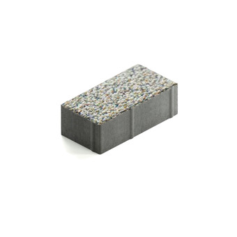 Тротуарная плитка Steingot Прямоугольник 200х100 мм Granit Premium Terra Antica толщина 60 мм