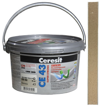Затирка Ceresit CE 43 Super Strong №43 Багамы 2 кг