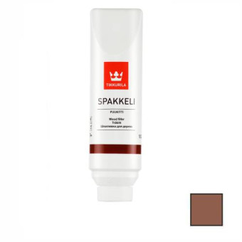Шпатлевка Tikkurila Spakkeli по дереву, махагон 0,5 л Шпатлевка Tikkurila Spakkeli по дереву, махагон 0,5 л