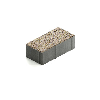 Тротуарная плитка Steingot Прямоугольник 200х100 мм Granit Premium Grano толщина 60 мм
