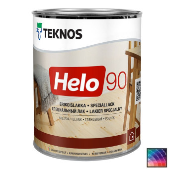 Лак Teknos Helo 90 для дерева 0,9 л Лак Teknos Helo 90 для дерева 0,9 л