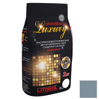 Затирка Litokol Litochrom 1-6 Luxury C.620 синяя ночь пакет 2 кг