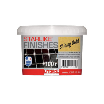 Добавка декоративная Litokol Starlike Finishes shining gold для затирки 100 г