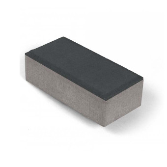 Брусчатка Нобетек 2П7Ф ч/п серый цемент черная 200х100х70 мм