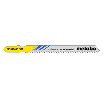 Полотна для электролобзика Metabo T111HF универсальные Bi-Metal 90 мм шаг 2.5 мм 5 шт. (арт. 623949000)