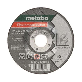 Круг обдирочный по алюминию Metabo Flexiamant Super 125x6.0x22.23 мм (арт. 616749000)