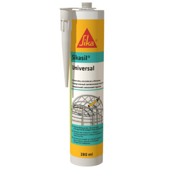 Герметик силиконовый Sika Sikasil Universal прозрачный 600 мл Герметик силиконовый Sika Sikasil Universal прозрачный 600 мл