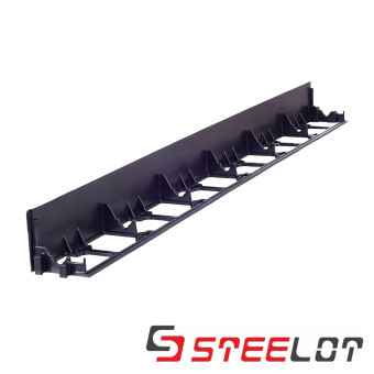 Пластиковый бордюр STEELOT 1000х80х78 мм чёрный