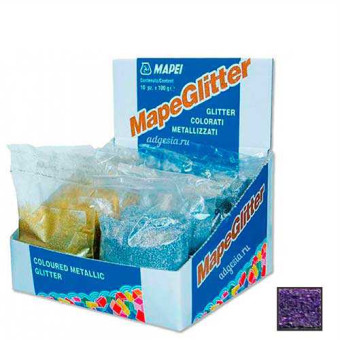 Добавка Mapei Mapeglitter для Kerapoxy Design №213 пурпурный 100 г Добавка Mapei Mapeglitter для Kerapoxy Design №213 пурпурный 100 г