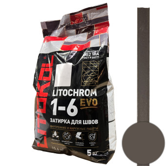 Затирка Litokol Litochrom 1-6 EVO LE.245 горький шоколад 5 кг