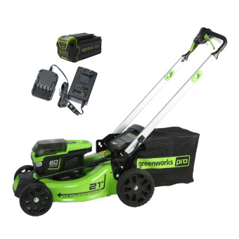 Газонокосилка аккумуляторная Greenworks GD60LM51SPK4 (арт. 2514307UB)