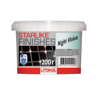 Добавка декоративная Litokol Starlike Finishes night vision для затирки 200 г
