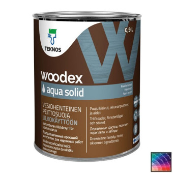 Антисептик Teknos Woodex Aqua Solid PM3 0,9 л Антисептик Teknos Woodex Aqua Solid PM3 0,9 л