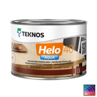 Лак Teknos Helo Aqua 40 для дерева 0,45 л Лак Teknos Helo Aqua 40 для дерева 0,45 л