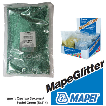 Добавка Mapei Mapeglitter для Kerapoxy Design №214 светло-зеленый 100 г Добавка Mapei Mapeglitter для Kerapoxy Design №214 светло-зеленый 100 г