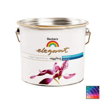 Краска Beckers Vaggfarg HelMatt для стен и потолков база C 0,9 л Краска Beckers Vaggfarg HelMatt для стен и потолков база C 0,9 л