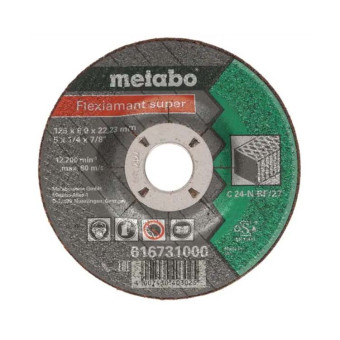 Круг обдирочный по бетону и камню Metabo Flexiamant Super 125x6.0x22.23 мм (арт. 616731000)