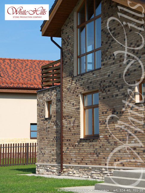 Искусственный камень под кирпич White Hills Кельн Брик цвет 324-40