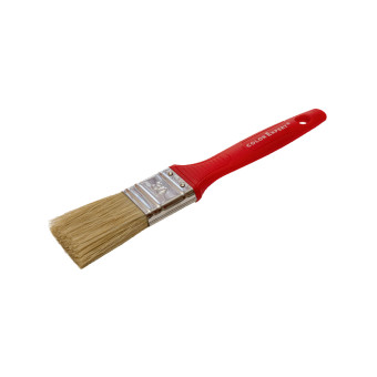 Кисть плоская Color Expert смешанная щетина красная пластиковая ручка 30 мм