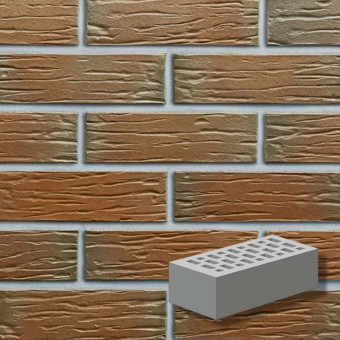 Кирпич клинкерный ROBEN CANBERRA рифлёный NF 240x115x71