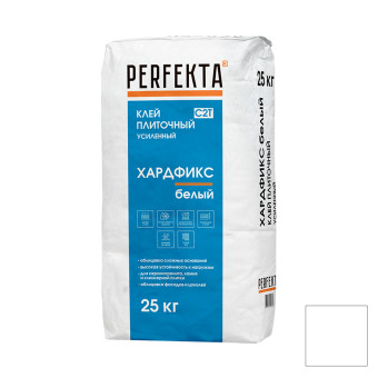 Клей Perfekta Хардфикс для плитки и камня белый 25 кг