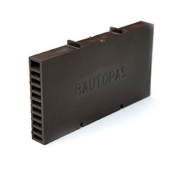 Вентиляционная коробочка Baut коричневая 115х60х12 мм