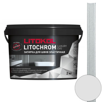 Затирка Litokol Litochrom Luxury EVO LLE.100 пепельно-белая 2 кг