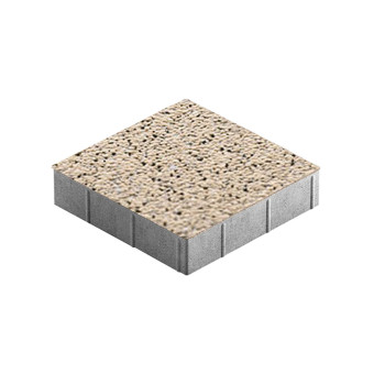 Тротуарная плитка Steingot Плита Квадрат Granit Premium Caramello 400х400 мм толщина 80 мм