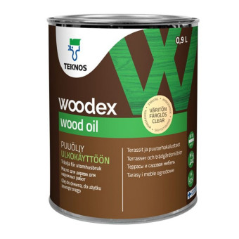 Масло Teknos Woodex Wood Oil для защиты дерева 0,9 л Масло Teknos Woodex Wood Oil для защиты дерева 0,9 л