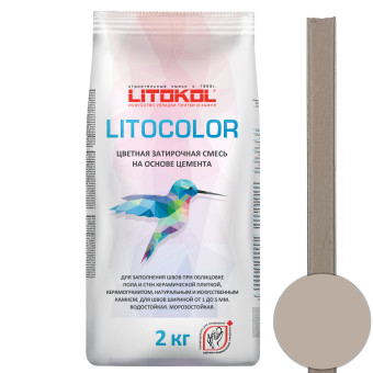 Затирка Litokol Litocolor L.23 темно-бежевая 2 кг