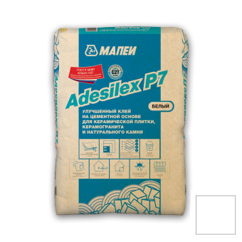 Клей для плитки и камня Mapei Adesilex P7 белый 25 кг