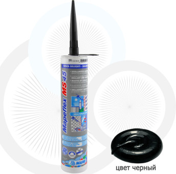 Герметик Mapei Mapeflex MS45 Black чёрный 300 мл